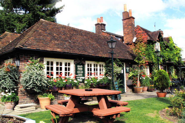 A British pub.
